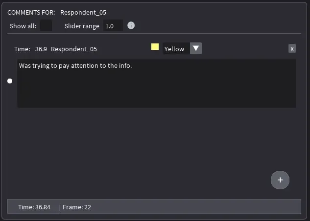 Biosignal Platform adding repodent comments